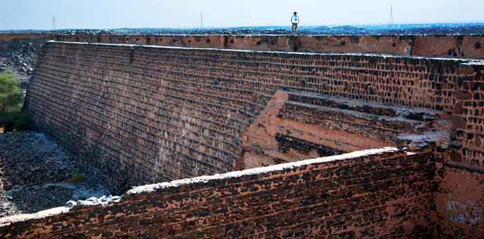 Ancient dam which captured runoff from Harrat Khaybar