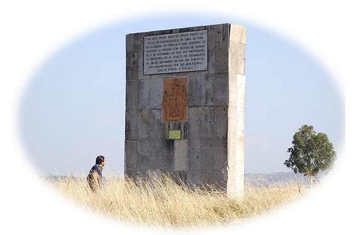 Monument to the third Guadalajara at Tlacotan