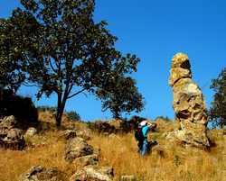 gravity defying rock formation