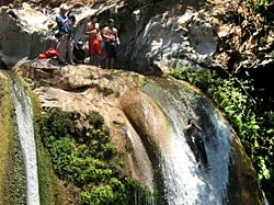 Jalisco Vertical Canyoneers arrive at Fall 2