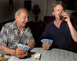 Anshel Brusilow, left, and Robert Nelson- Photo by J. Pint