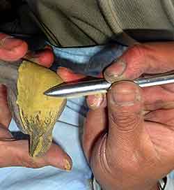 Burnishing with a stainless steel piston rod