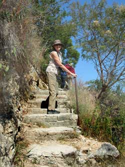 Stairs at trailhead