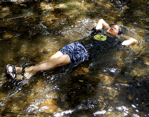 Jorge "Quercus" Robles in el Ro Salado