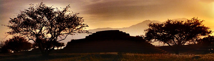 Guachimontones at Sunset by John Pint