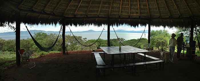 Lake Chapala seen from Igloo Kokolo palapa